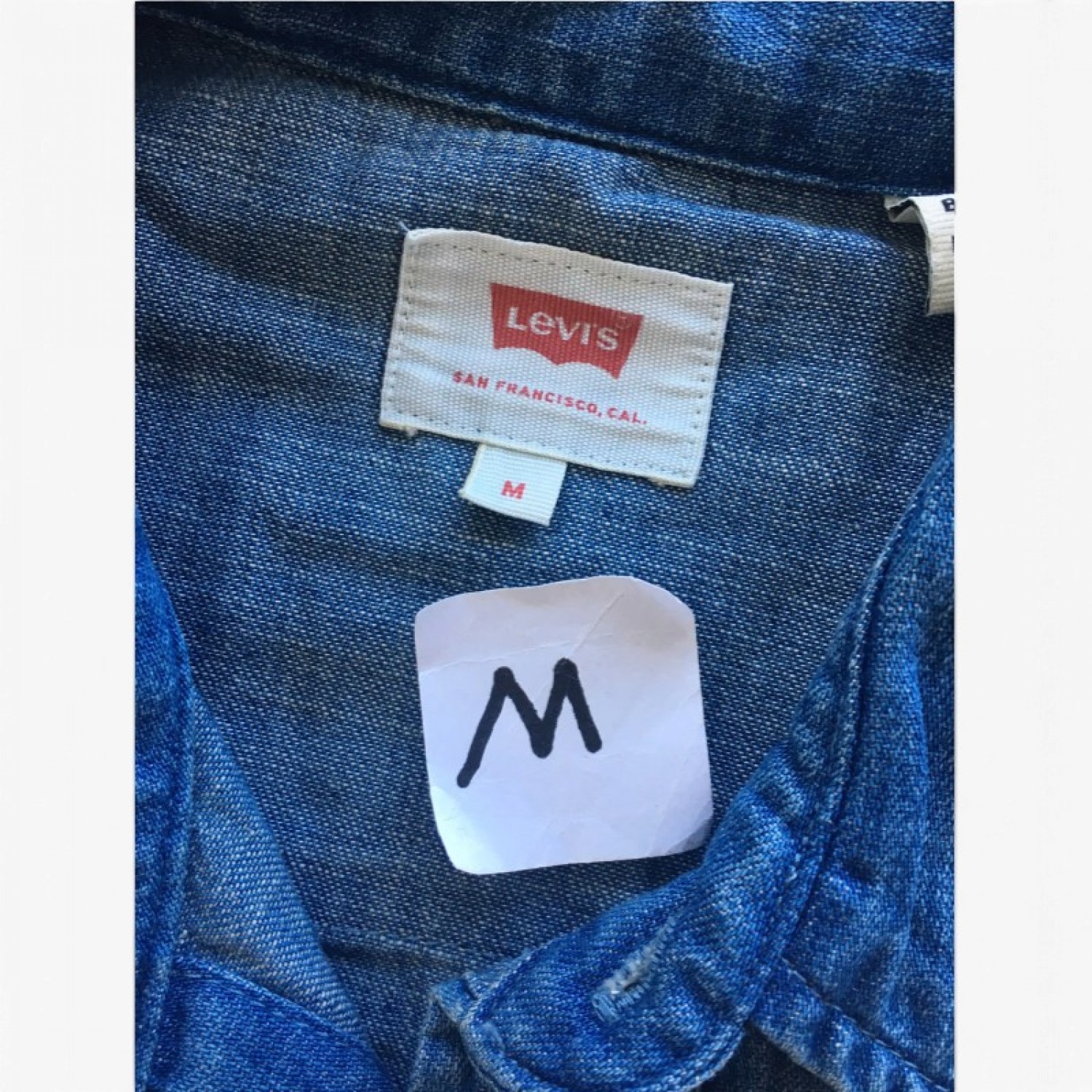 Levi’s Ανδρικό Μακρυμάνικο Τζιν Πουκάμισο – Μπλε – M