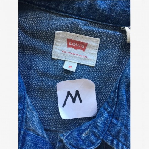 Levi’s Ανδρικό Μακρυμάνικο Τζιν Πουκάμισο – Μπλε – M