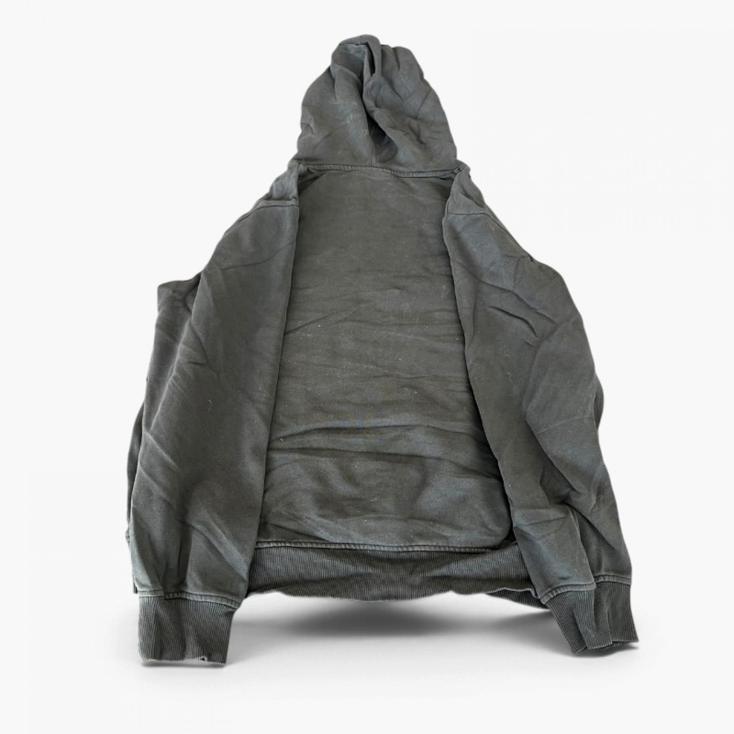 Adidas Originals φούτερ με κουκούλα ανθρακί — L
