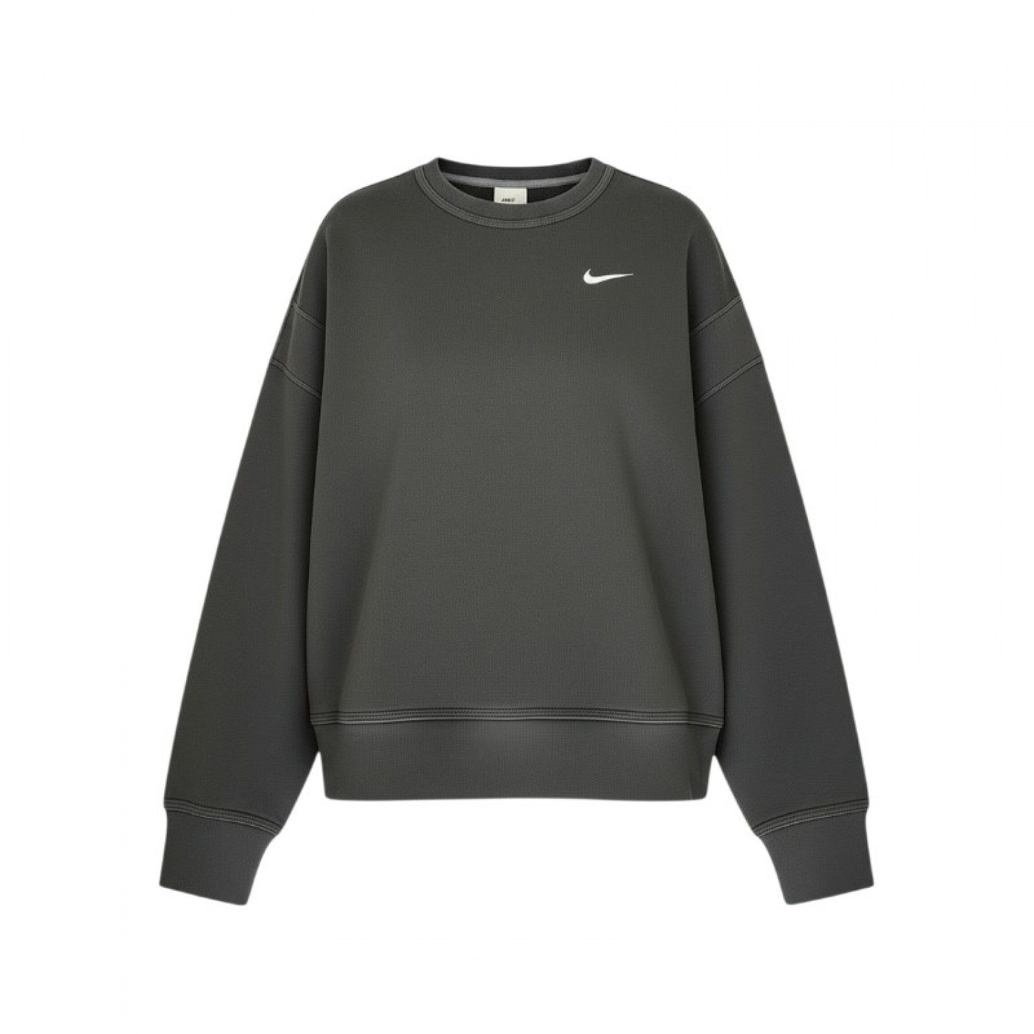 Nike φούτερ με μικρό λογότυπο ανθρακί — S
