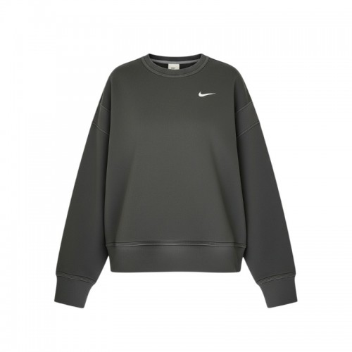 Nike φούτερ με μικρό λογότυπο ανθρακί — S