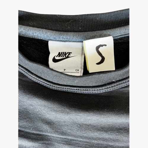 Nike φούτερ με μικρό λογότυπο ανθρακί — S