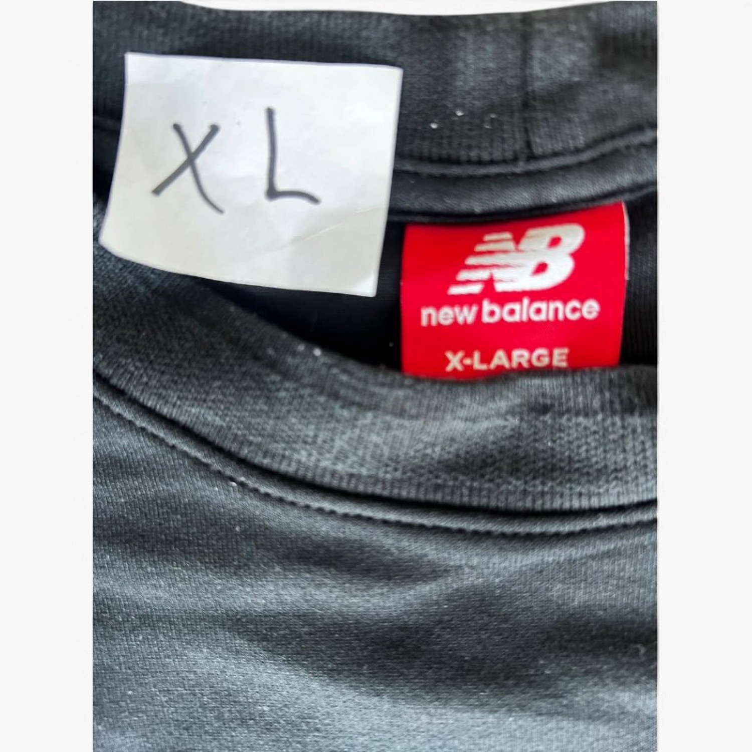 New Balance φούτερ ανθρακί — XL