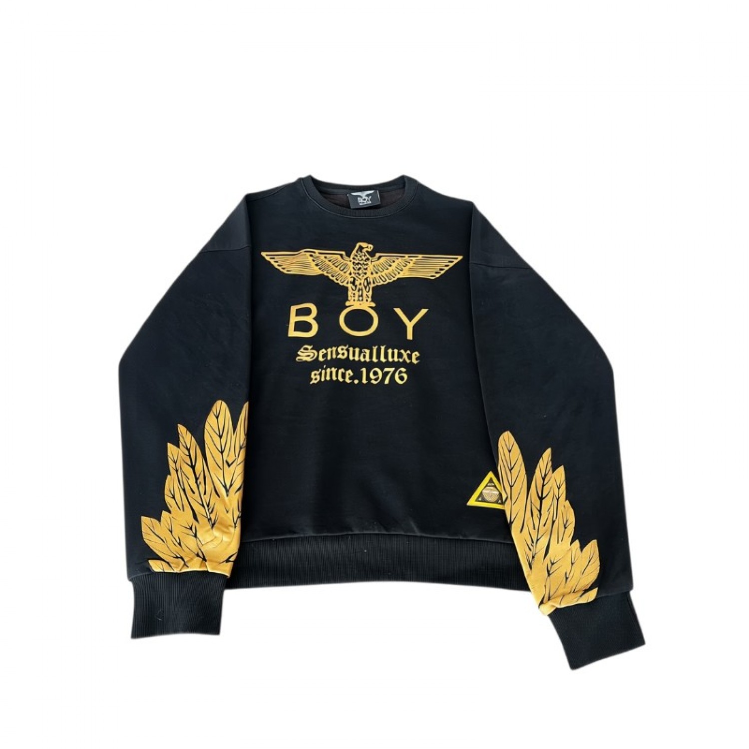 BOY London φούτερ με χρυσό σχέδιο μαύρο — L