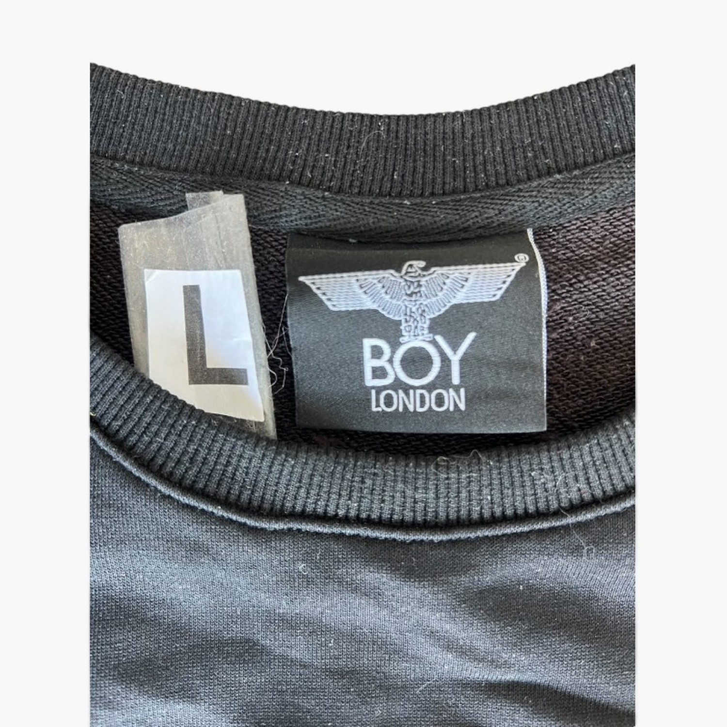 BOY London φούτερ με χρυσό σχέδιο μαύρο — L