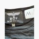 BOY London φούτερ με κυκλικό σχέδιο μαύρο — M