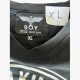 BOY London φούτερ με κυκλικό έμβλημα μαύρο — XL