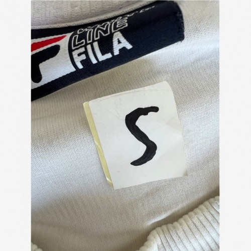 Fila φούτερ με γραφικό σχέδιο λευκό — S