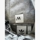 Adidas Originals φούτερ με κουκούλα γκρι — M