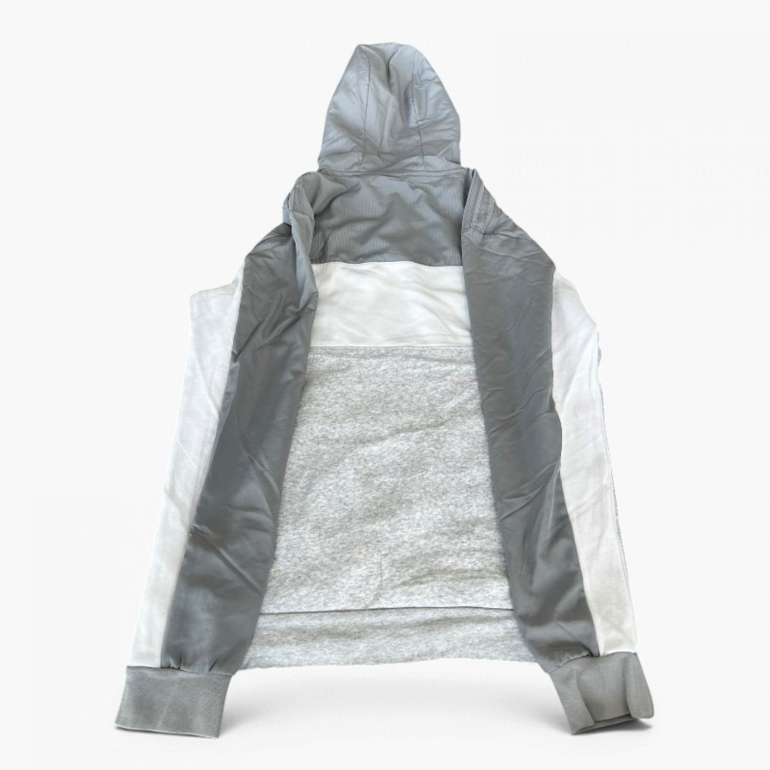 Adidas Originals φούτερ με κουκούλα γκρι — M