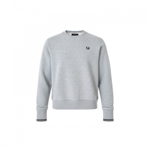 Fred Perry φούτερ ανοιχτό γκρι — S
