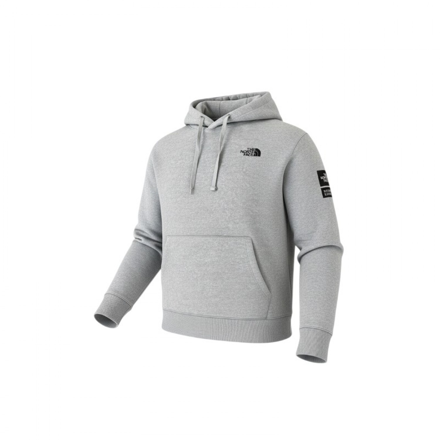 The North Face φούτερ με κουκούλα γκρι — XL