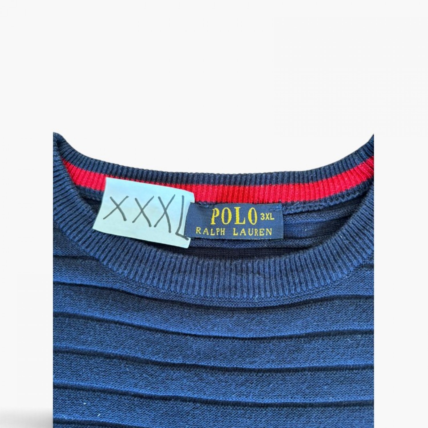 Polo Ralph Lauren ανδρικό πλεκτό μπλε — 3XL