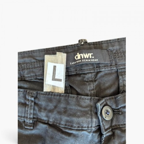 Zara Man Denim Wear παντελόνι chino ανθρακί — L