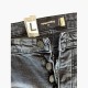 Dsquared2 τζιν παντελόνι με εφέ πιτσιλιών ανθρακί — L