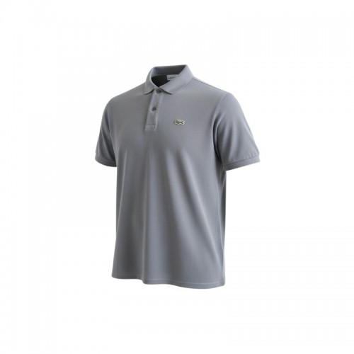 Chemise Lacoste Γκρι Polo Μπλούζα με Κροκόδειλο – Μέγεθος S / Pre-Owned