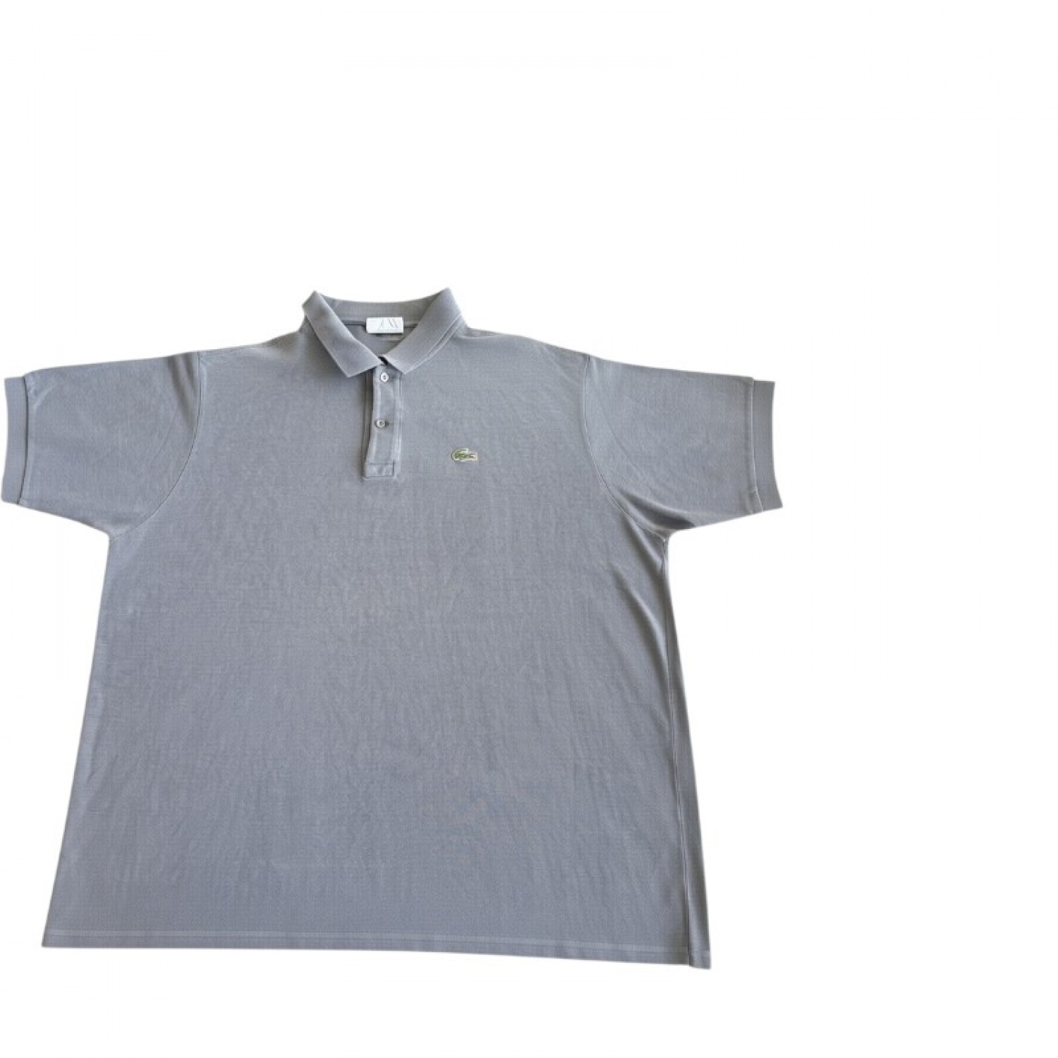Chemise Lacoste Γκρι Polo Μπλούζα με Κροκόδειλο – Μέγεθος S / Pre-Owned
