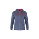 U.S. Polo Assn. Ανθρακί Ζακέτα Hoodie με Κόκκινες Λεπτομέρειες – Μέγεθος XXXL / Pre-Owned