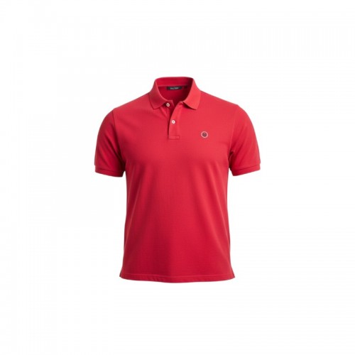 Berto Lucci Κόκκινη Polo Μπλούζα Slim Fit – Μέγεθος XXXL / Pre-Owned