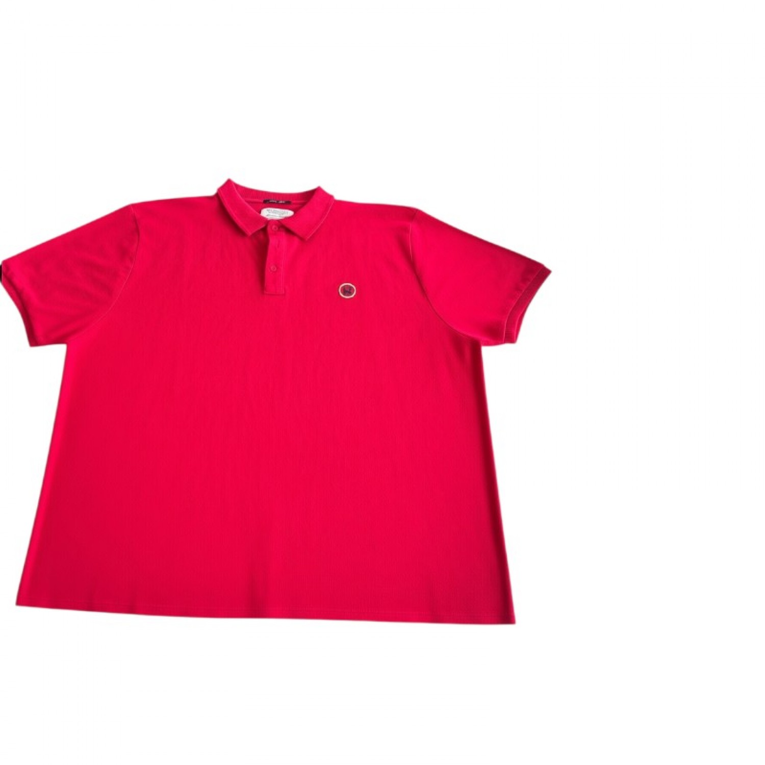 Berto Lucci Κόκκινη Polo Μπλούζα Slim Fit – Μέγεθος XXXL / Pre-Owned