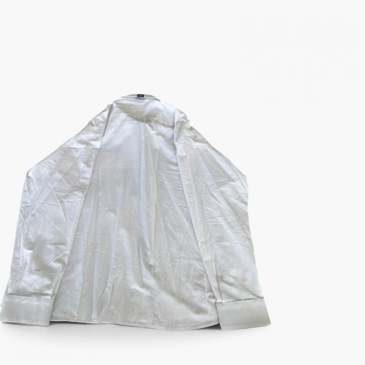 Berto Lucci Λευκό Πουκάμισο Normal Fit με Button-Down Γιακά – Μέγεθος XXXL / Pre-Owned