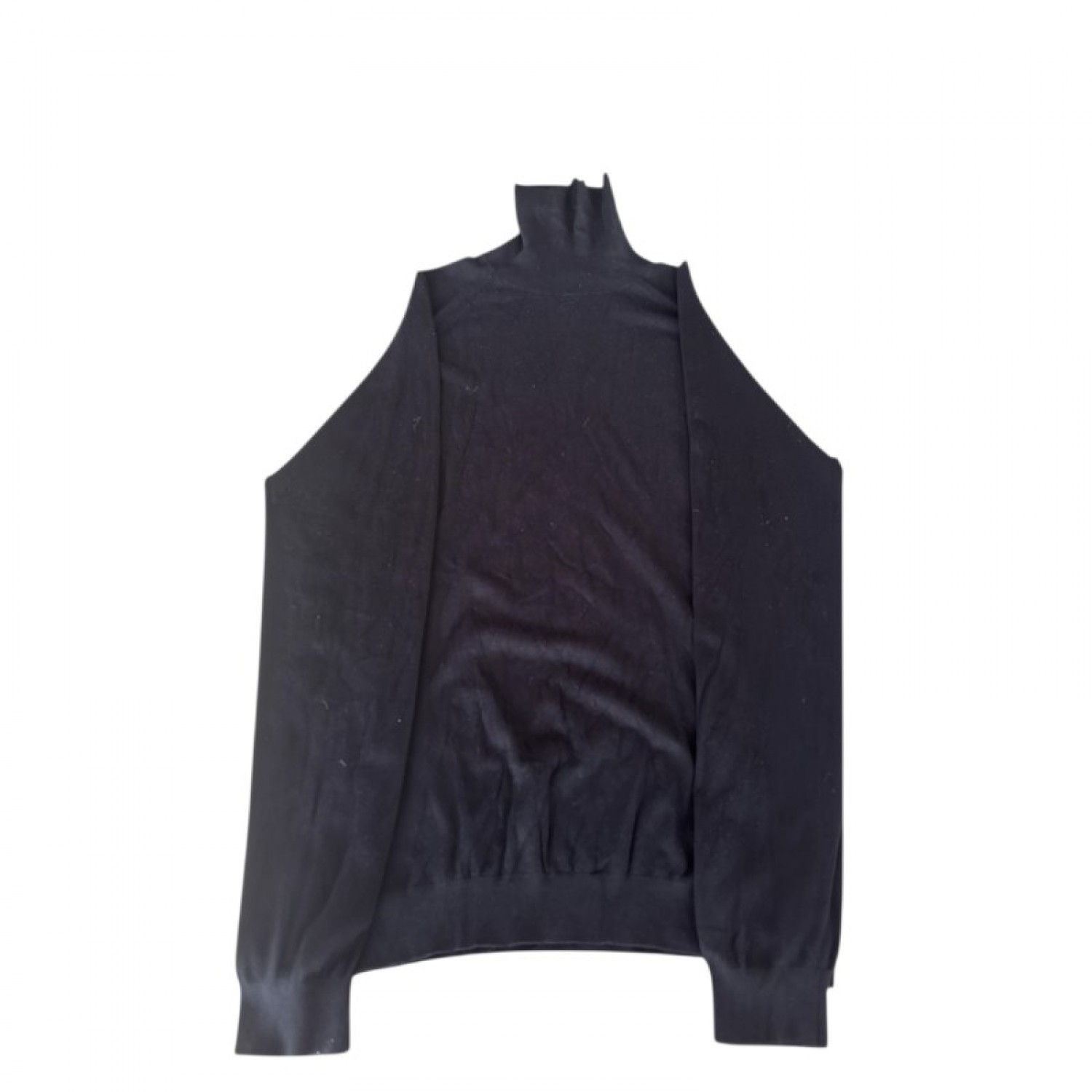 Zara Μαύρο Πλεκτό Ζιβάγκο – Μέγεθος XL / Pre-Owned