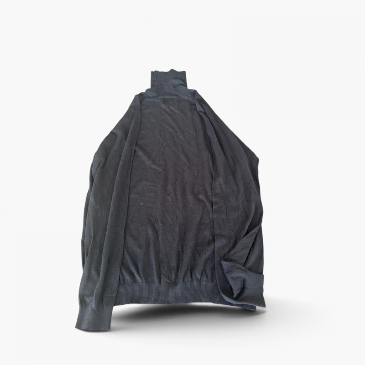 Zara Μαύρο Πλεκτό Ζιβάγκο – Μέγεθος XL / Pre-Owned