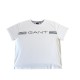 Gant Λευκό T-Shirt με Navy Logo Print – Μέγεθος XXXL / Pre-Owned