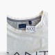Gant Λευκό T-Shirt με Navy Logo Print – Μέγεθος XXXL / Pre-Owned