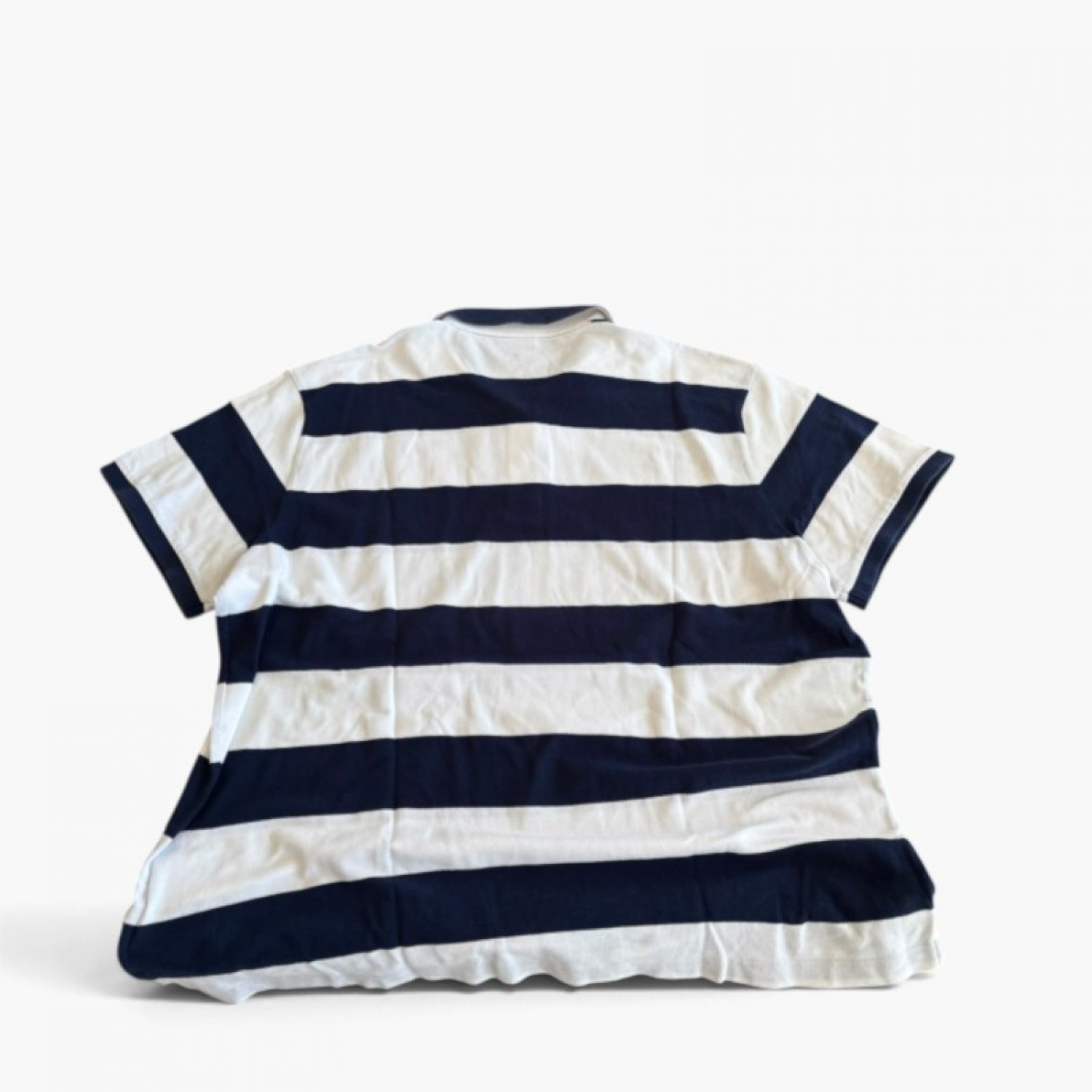 Gant Navy και Λευκή Ριγέ Polo Μπλούζα – Μέγεθος XXXL / Pre-Owned
