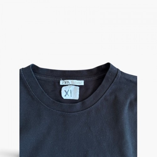Zara Μαύρο Basic T-Shirt – Μέγεθος XL / Pre-Owned