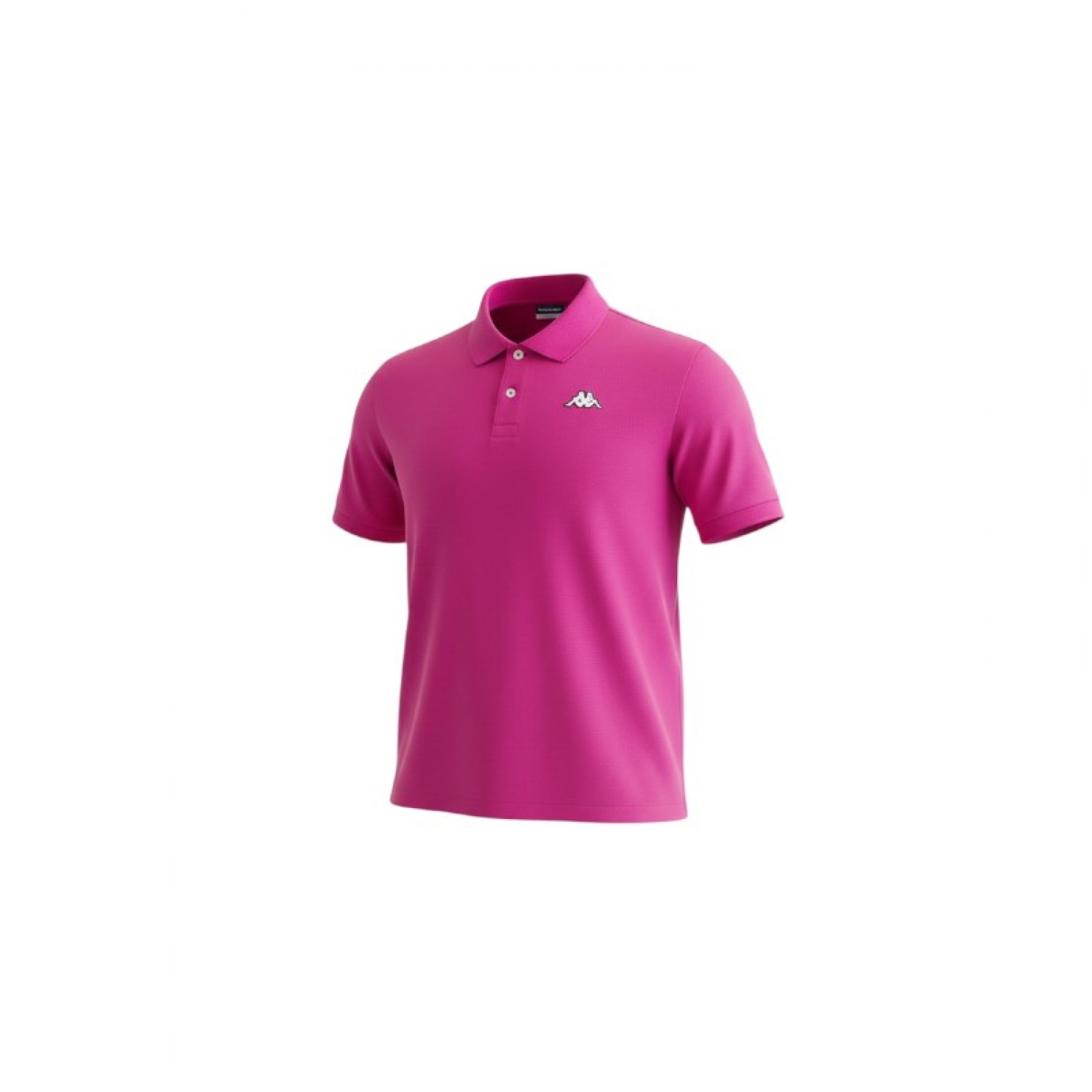 Kappa Φούξια Polo Μπλούζα με Λευκό Logo – Μέγεθος XXL / Pre-Owned