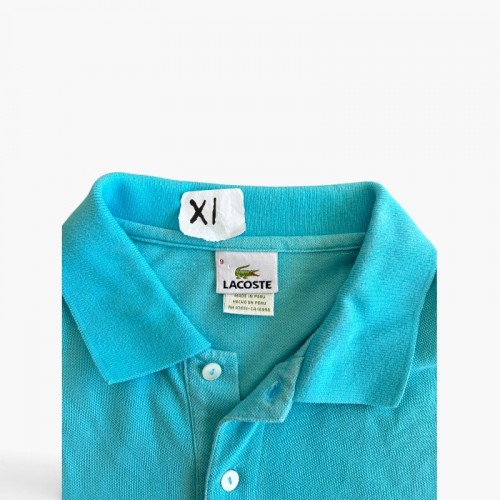 Lacoste Τιρκουάζ Polo Μπλούζα με Κροκόδειλο – Μέγεθος XL / Pre-Owned