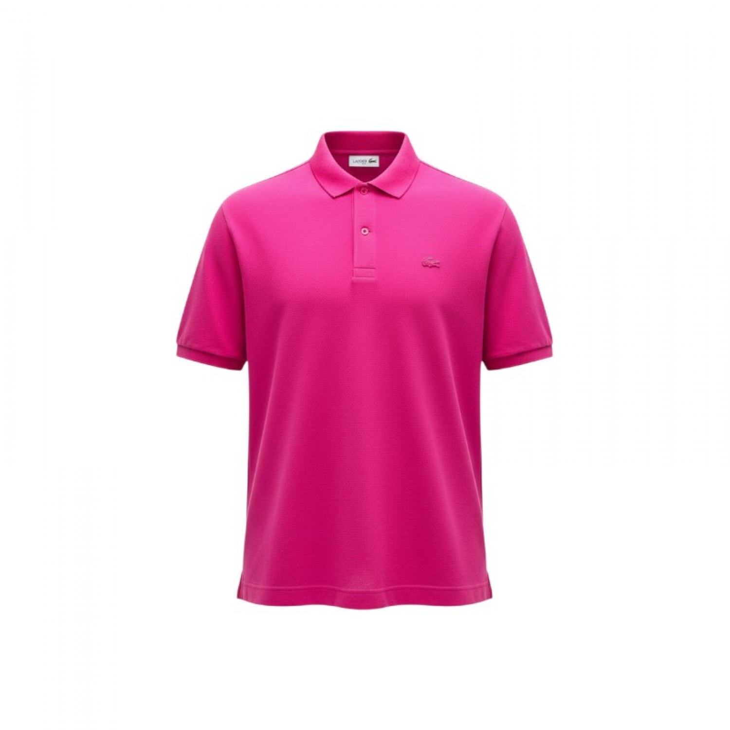 Lacoste Φούξια Polo Μπλούζα με Κροκόδειλο – Μέγεθος XXXL / Pre-Owned