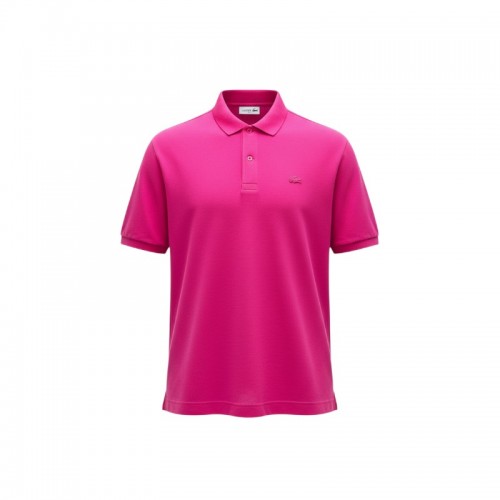 Lacoste Φούξια Polo Μπλούζα με Κροκόδειλο – Μέγεθος XXXL / Pre-Owned
