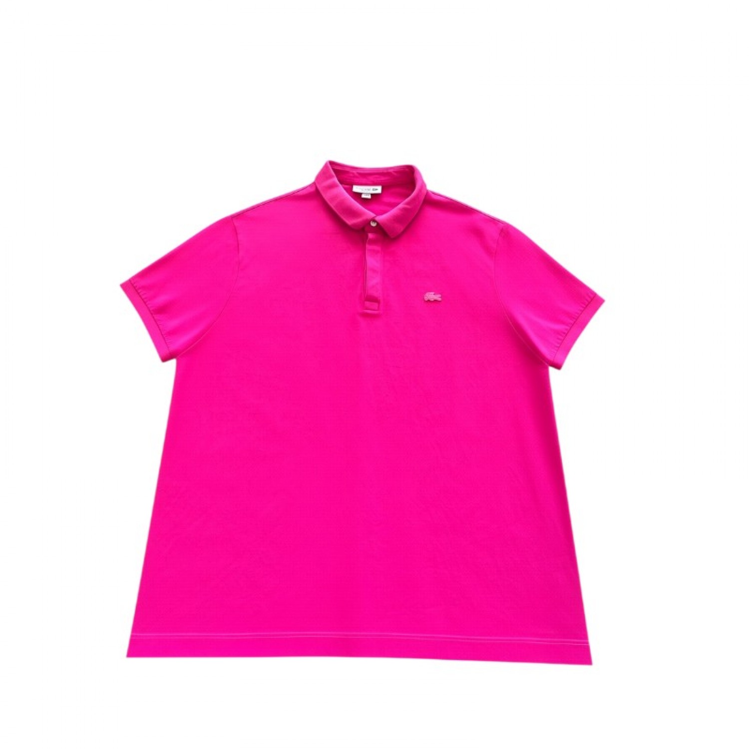 Lacoste Φούξια Polo Μπλούζα με Κροκόδειλο – Μέγεθος XXXL / Pre-Owned