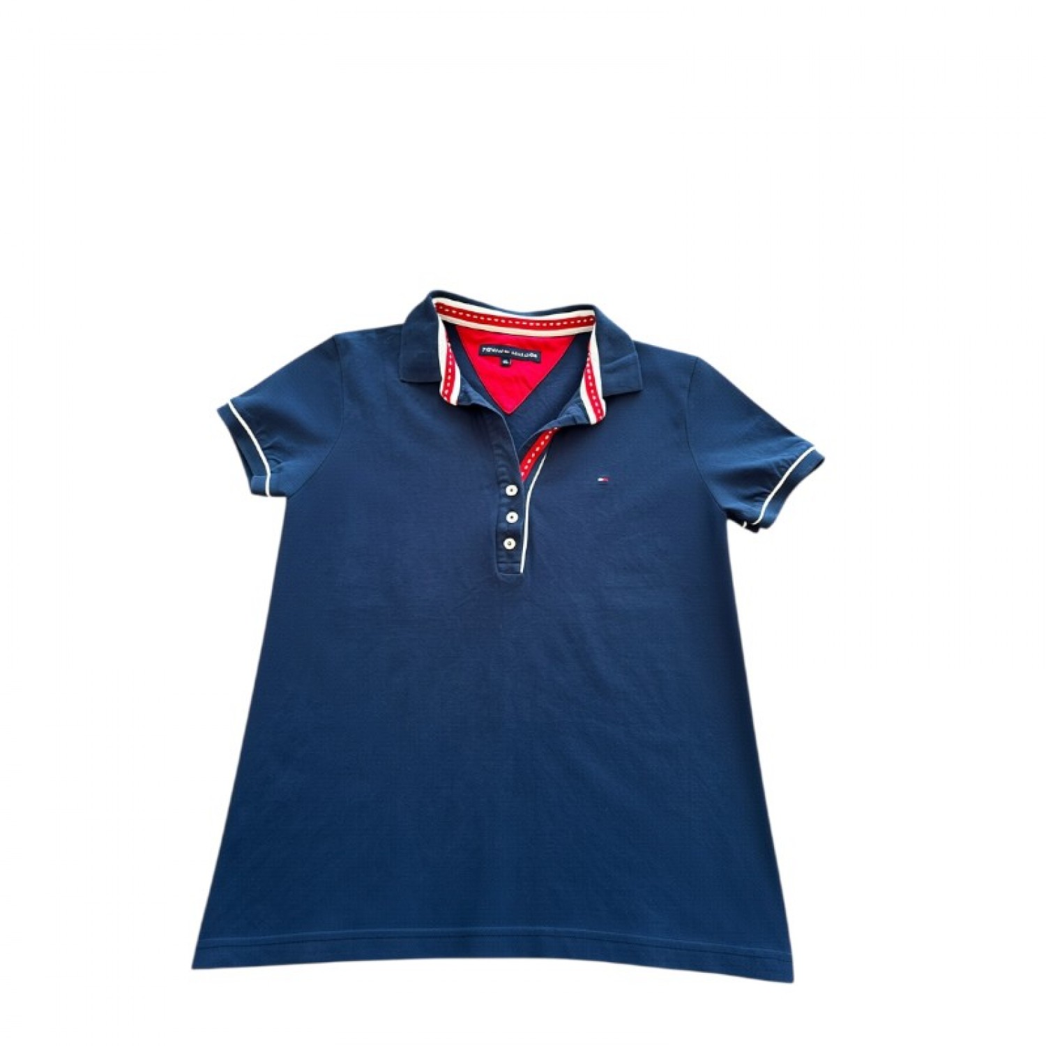 Tommy Hilfiger Γυναικείο Navy Polo ΜΠΛΟΥΖΑ – Μέγεθος S / Pre-Owned