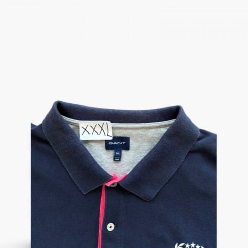 Gant Navy Polo Μπλούζα με Κεντημένο Έμβλημα – Μέγεθος XXXL / Pre-Owned