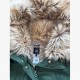 TRF Outerwear Πράσινο Parka με Γούνινη Κουκούλα – Μέγεθος M / Pre-Owned