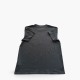 Hugo Μαύρο Αμάνικο T-Shirt με Κόκκινο Logo Print – Μέγεθος XXL / Pre-Owned