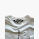 Palm Angels Λευκό Oversized T-Shirt με Κάθετο Logo – Μέγεθος XXL / Pre-Owned