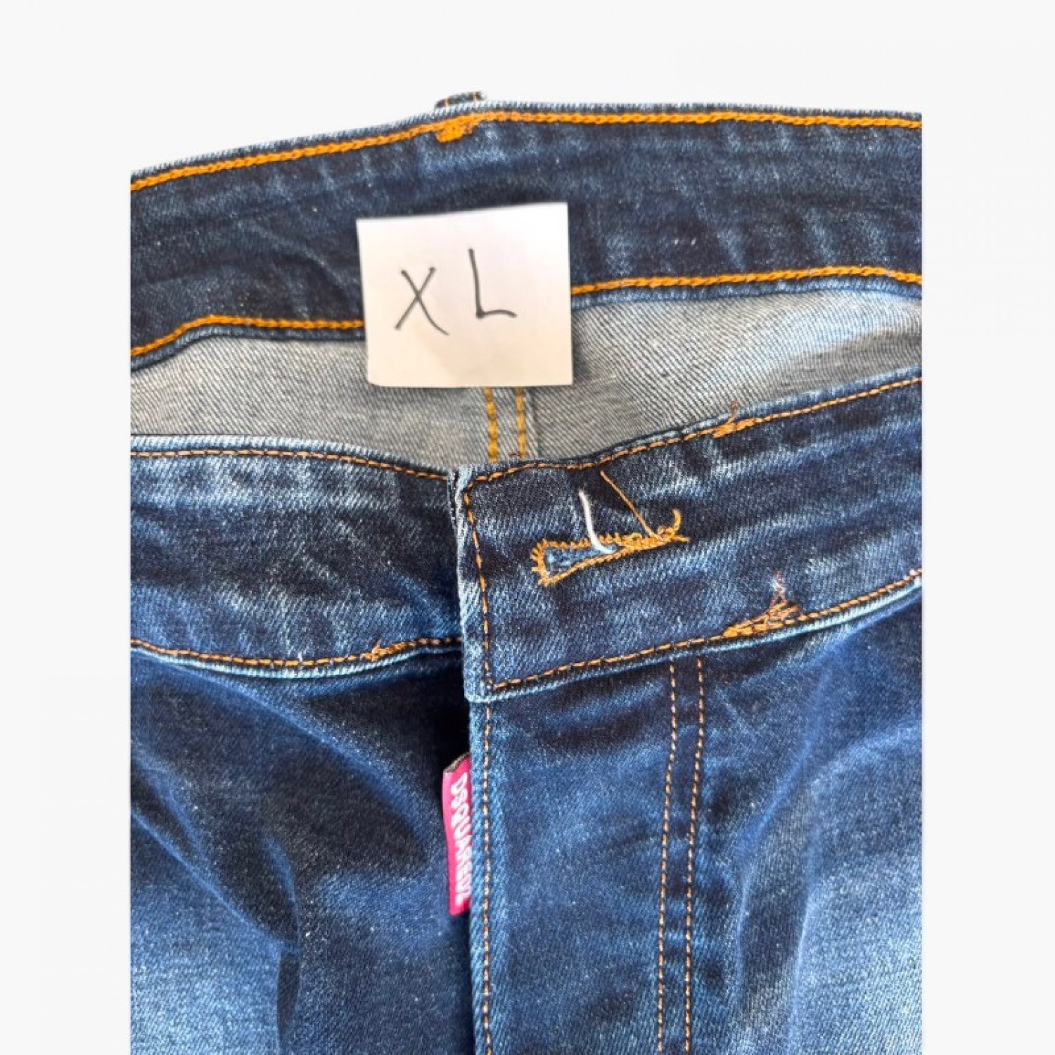 Dsquared2 Μπλε Distressed Straight Jeans — XL / Pre-Owned