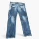 Dsquared2 Μπλε Distressed Straight Jeans — M / Pre-Owned