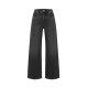 Bershka Μαύρο Wide Leg Jeans — L / Pre-Owned