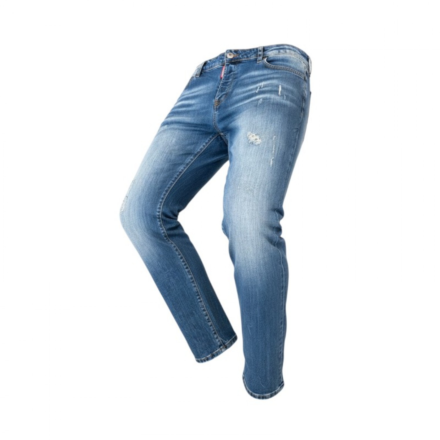 Dsquared2 Μπλε Distressed Straight Jeans — XL / Pre-Owned