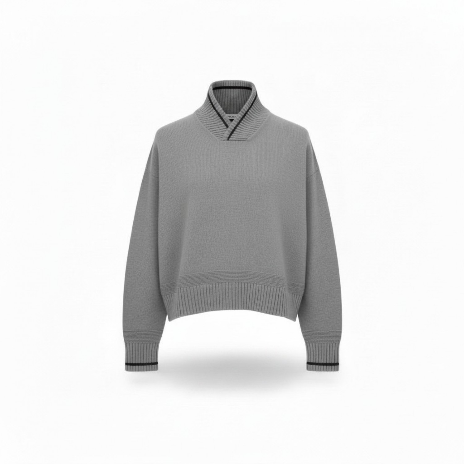 Levi's Grey V Neck Knit Sweater / Pre-Owned