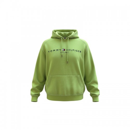 Tommy Hilfiger Λαχανί Φούτερ Hoodie με Logo – Μέγεθος XL / Pre-Owned