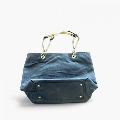 Love Moschino Μπλε Tote Τσάντα με Αλυσίδα και Λευκό Καπάκι / Pre-Owned