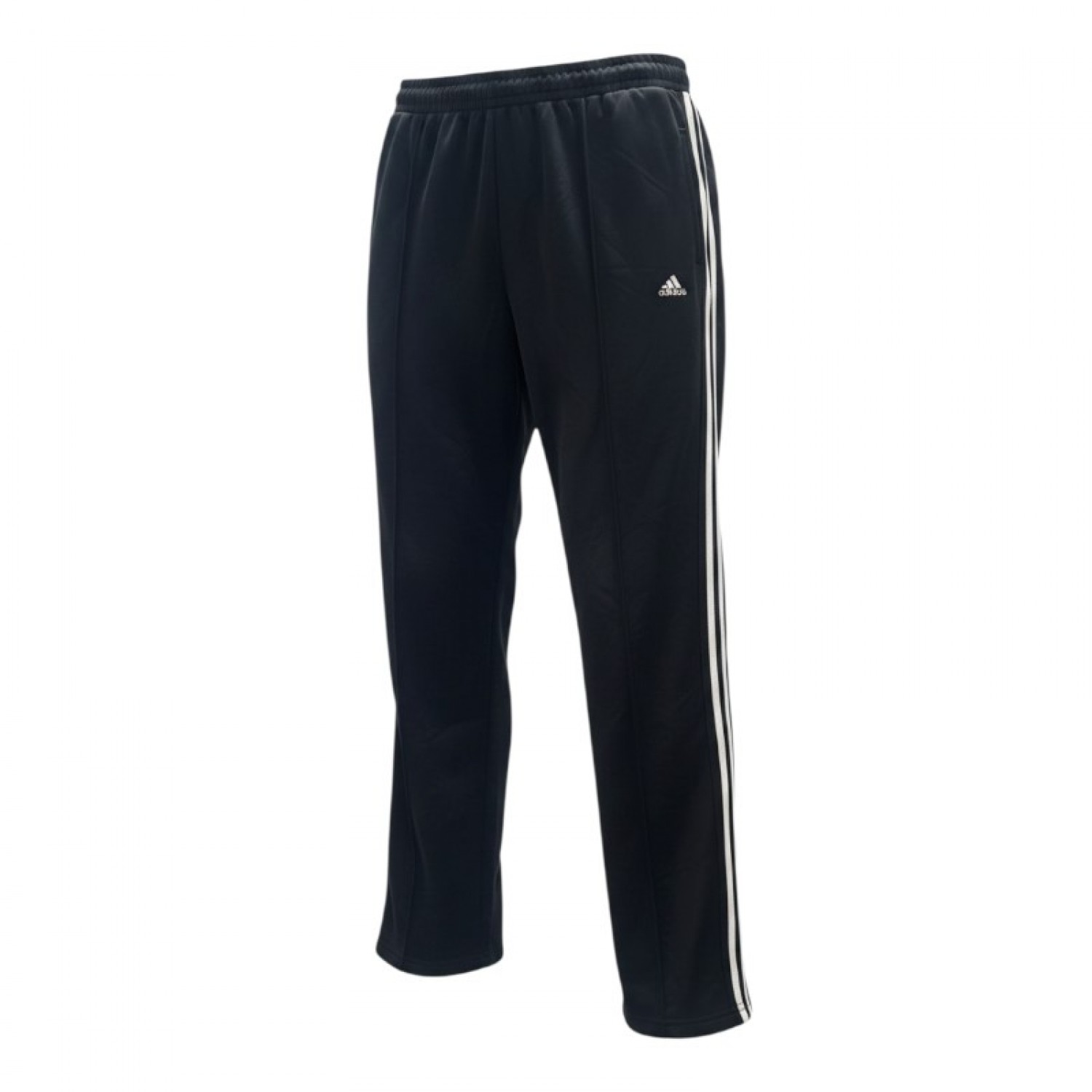 Adidas Μαύρο Αθλητικό Παντελόνι με Λευκές Ρίγες – Μέγεθος XL / Pre-Owned