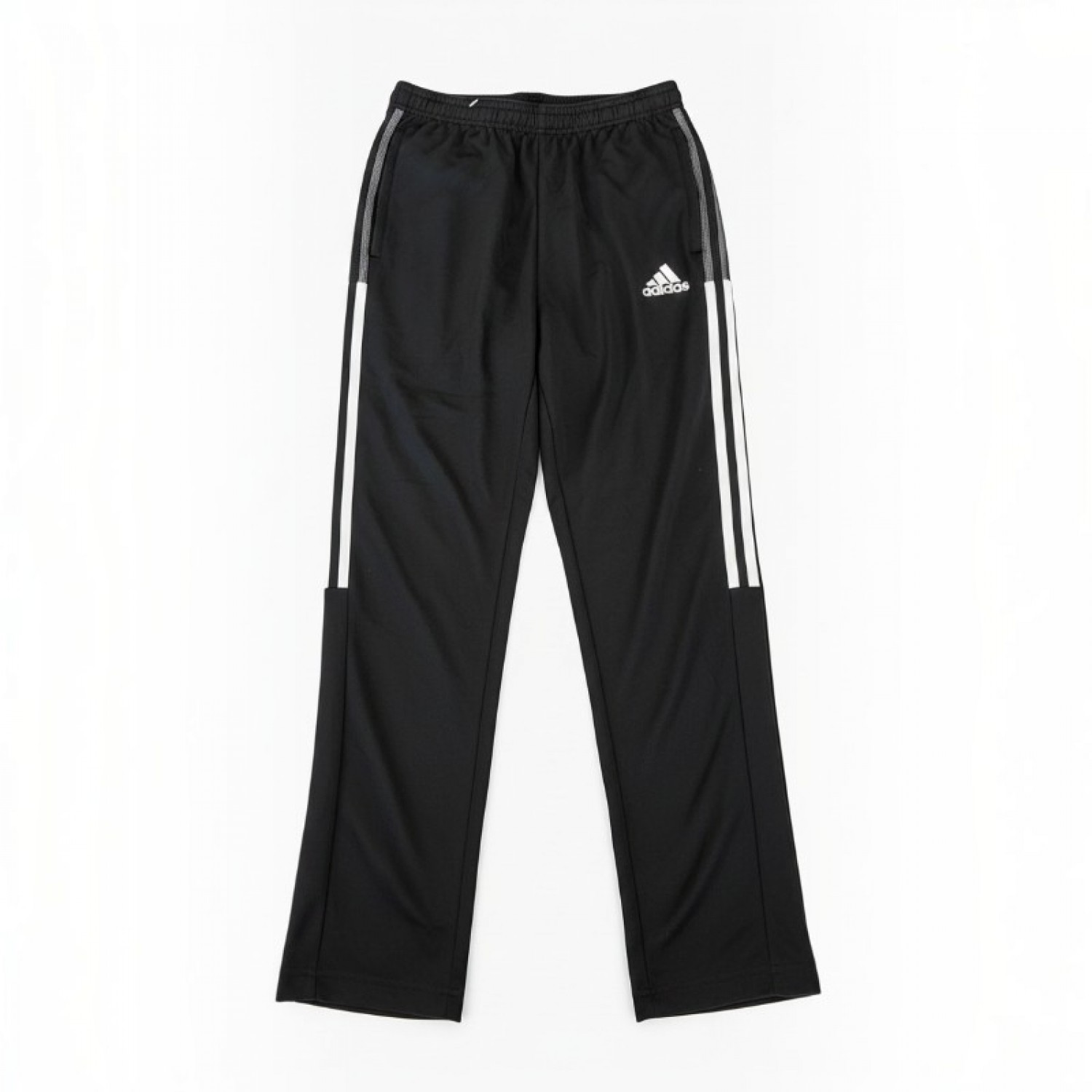 Adidas Μαύρο Αθλητικό Παντελόνι με Λευκές Πλαϊνές Ρίγες – Μέγεθος M / Pre-Owned